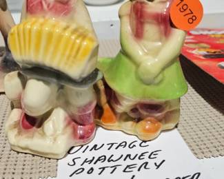 VINTAGE SHAWNEE SALT AND PEPPER SHAKERS