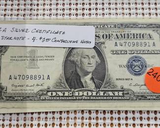 SILVER CERTIFICATE