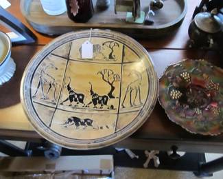 carved soap stone of African safari