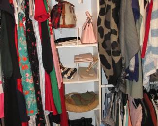 Nice selection of designer purses. Dooney & Burke, Lug, Mia Farrow, and more