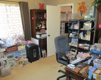the CRAFT/OFFICE ROOM is full of amazing goodies