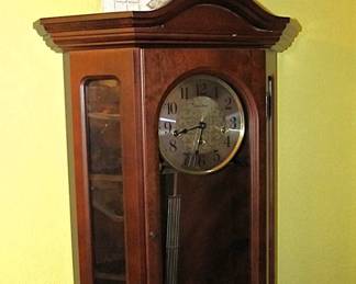 Black Forrest chiming wall clock. (works) 