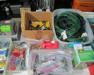 we have a huge garage full of amazing tools. power tools, hand tools, yard tools, antique tools, golf clubs, bowling balls, painting supplies, storage options, welding tools and more