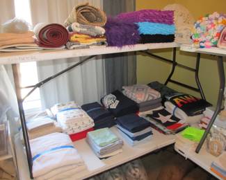 we have lots of beautiful linens