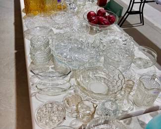 Beautiful crystal glassware