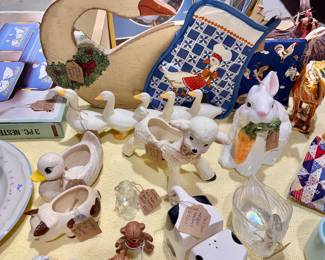 Geese and other animal items