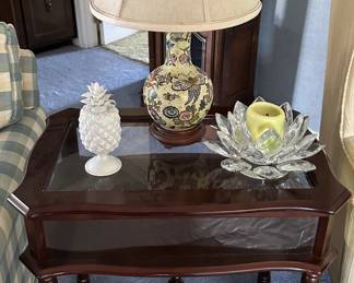 Glass Display Table
