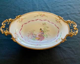 Limoges Asian Motif Dish