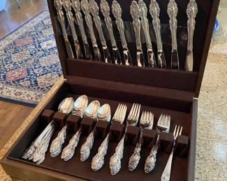 1881 Rogers Oneida plated silverware set