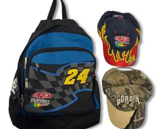 NASCAR Gordon 24 Baseball Hats Backpack