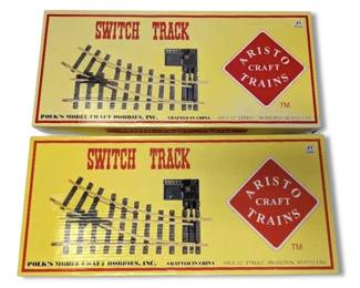 2 Aristo Craft G Gauge Switch Train Track