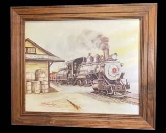 W.Farnsworth Locomotive Print
