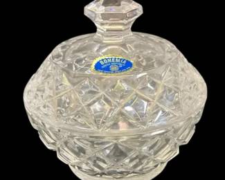 Bohemia Lidded Crystal Candy Dish