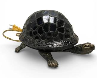 Stained Glass Turtle Light