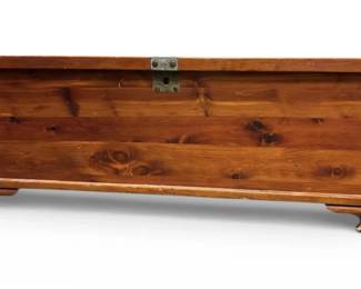 Cedar Chest With Metal Banding