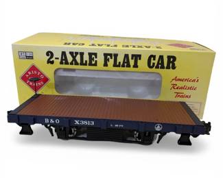 Aristo Craft Trains Baltimore Ohio 2Axle Flat Car G Scale