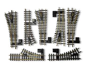 6 AristoCraft Switch Tracks With GScale Straight Train Track