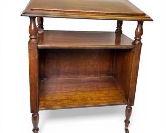 Brandt Furniture Solid Antique Cherry Wood Bible Book Stand