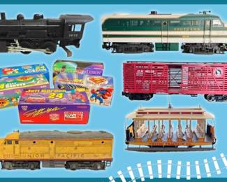 Model Trains, NASCAR, & Retro Finds - Online Auction | PICKUP: Tuesday, Mar 24th in Centerville, OH