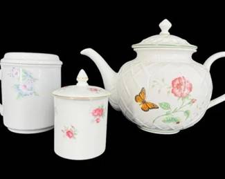 Lenox Butterfly Meadow Teapot More China