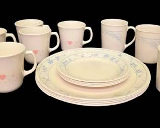 Corelle By Corning First Of Spring Dishware Set 6 Forever Yours Mugs