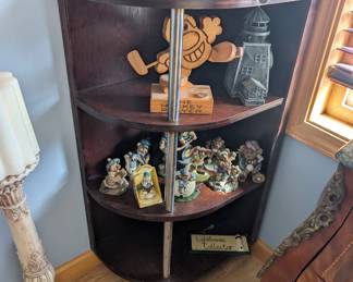 Vintage display shelf