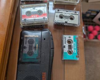 Micro cassettes and player