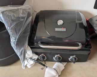 All the pieces to a brand new Char-Broil BBQ