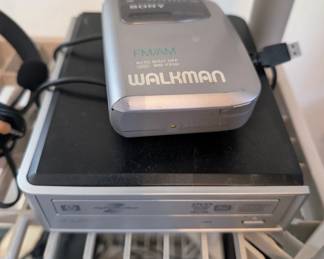 Walkman and DVD player