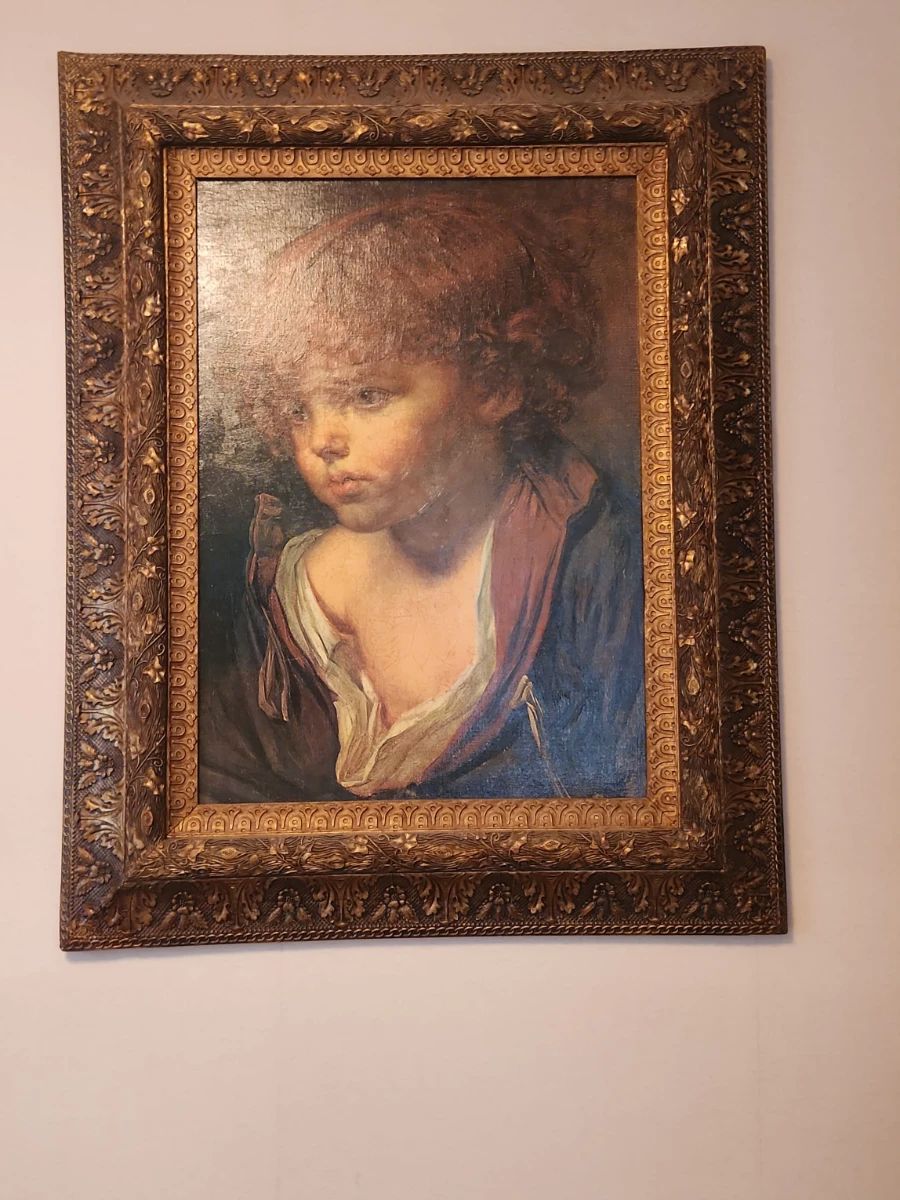 Antique Oil Painting in Victorian Frame
