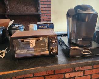 Toaster Oven, Keurig, Keurig storage drawer