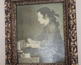 Antique Oil Painting in Victorian Frame