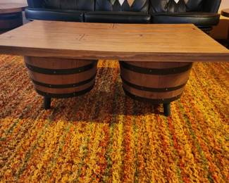 Barrel Furniture Coffee Table