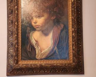 Antique Oil Painting in Victorian Frame
