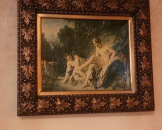 Antique Oil Painting in Victorian Frame