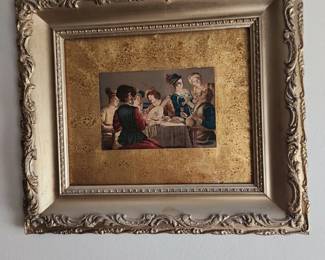 Antique Oil Painting in Victorian Frame