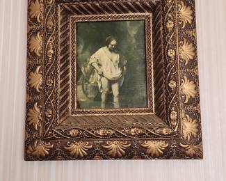 Reproduction Oil Painting (Rembrandt) in Victorian Frame