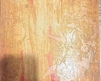 WGG682 Mixed-Media Abstract Painting