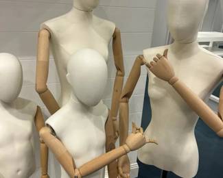 WGG328 Four Mannequins With Adjustable Stands