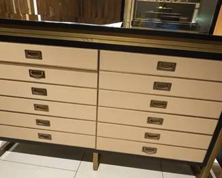 WGG100 Twelve-Drawer Campaign Style Chest Of Drawers