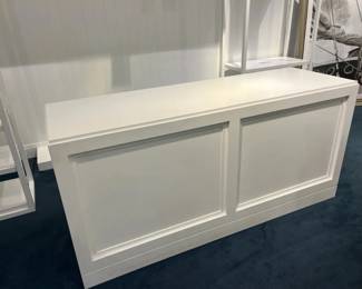 WGG314 Painted Wood Display Cabinet With Drawers