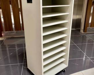 WGG095 (10) Slot Rolling Storage Rack