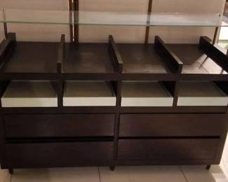 WGG063 Black Retail Display Counter