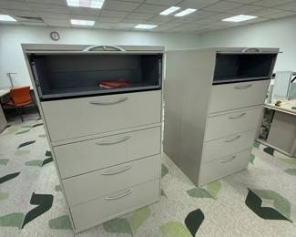WGG015 Four Large Lateral Filing Cabinets