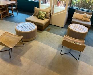 WGG665 Mid Century Modern Style Lounge Seating Area