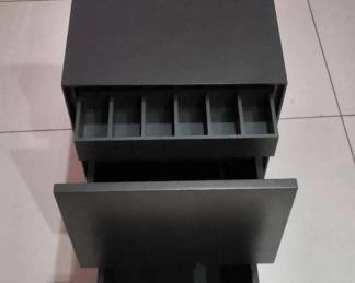 WGG074 Dark Gray Multi-tier Storage Cabinet