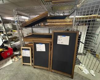 WGG599 Crate of Chalkboards