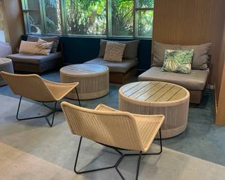 WGG649 Mid Century Modern Style Lounge Seating Area