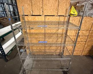 WGG431 Open Movable Metal Storage Rack