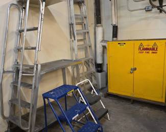 WGG423 Flammable Locker Storage and Ladders